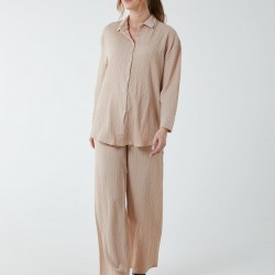 Waffle Trouser And Shirt (Set)