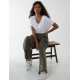 Wide Leg Cargo Trouser