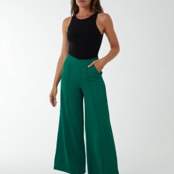 Wide Leg Palazzo Trousers