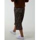 Animal Print Cropped Trousers