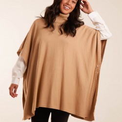 High Neck Poncho