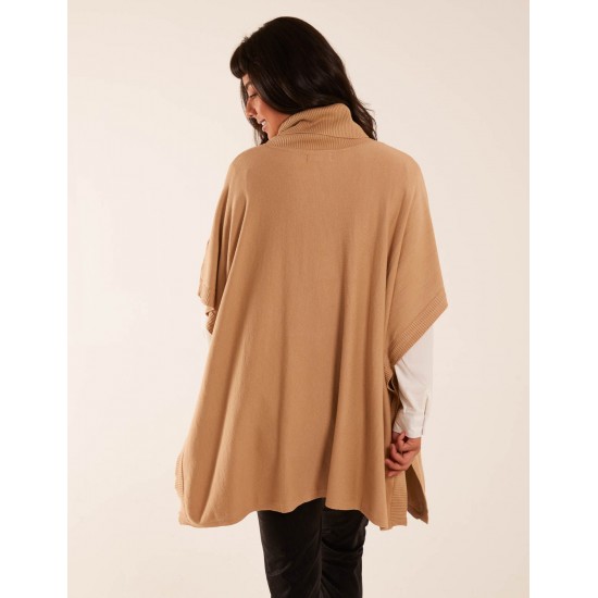 High Neck Poncho