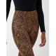 Leopard Print Flared Pants