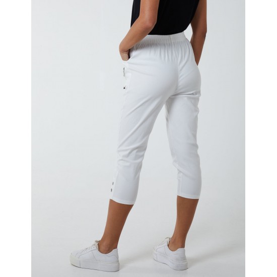 Zip Detail Crop Trouser