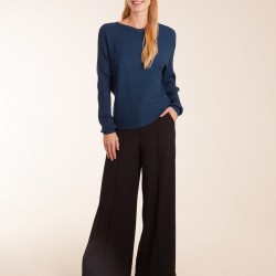 Ribbed Batwing Jumper