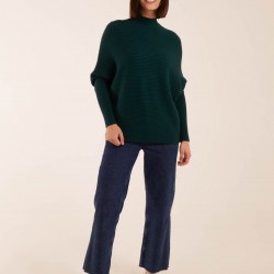 Ribbed Batwing Jumper